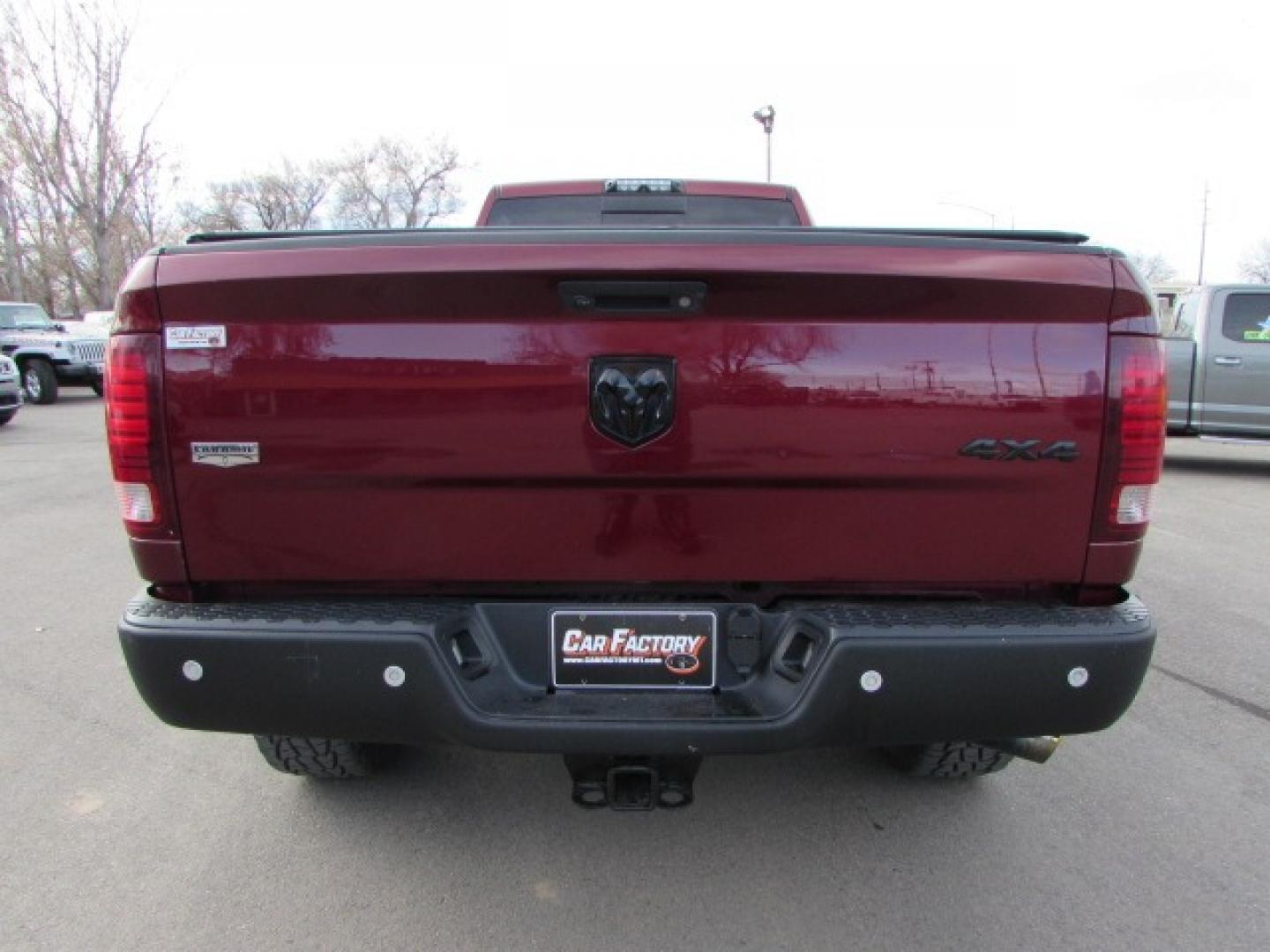 2018 Delmonico Red /Black Leather RAM 2500 Laramie (3C6UR5KL1JG) with an 6.7 I6 Cummins Turbo Diesel engine, 6 speed automatic transmission, located at 4562 State Avenue, Billings, MT, 59101, (406) 896-9833, 45.769516, -108.526772 - 2018 RAM 2500 Laramie Crew Cab LWB 4WD - Cummins Diesel! 6.7 I6 Cummins Turbo Diesel Engine - 6 speed automatic transmission - 4WD - 171,505 miles - Montana 2 owner unit - fully deleted emissions - copy of inspection and a full vehicle history report provided - Financing available! Delmonico Re - Photo#2